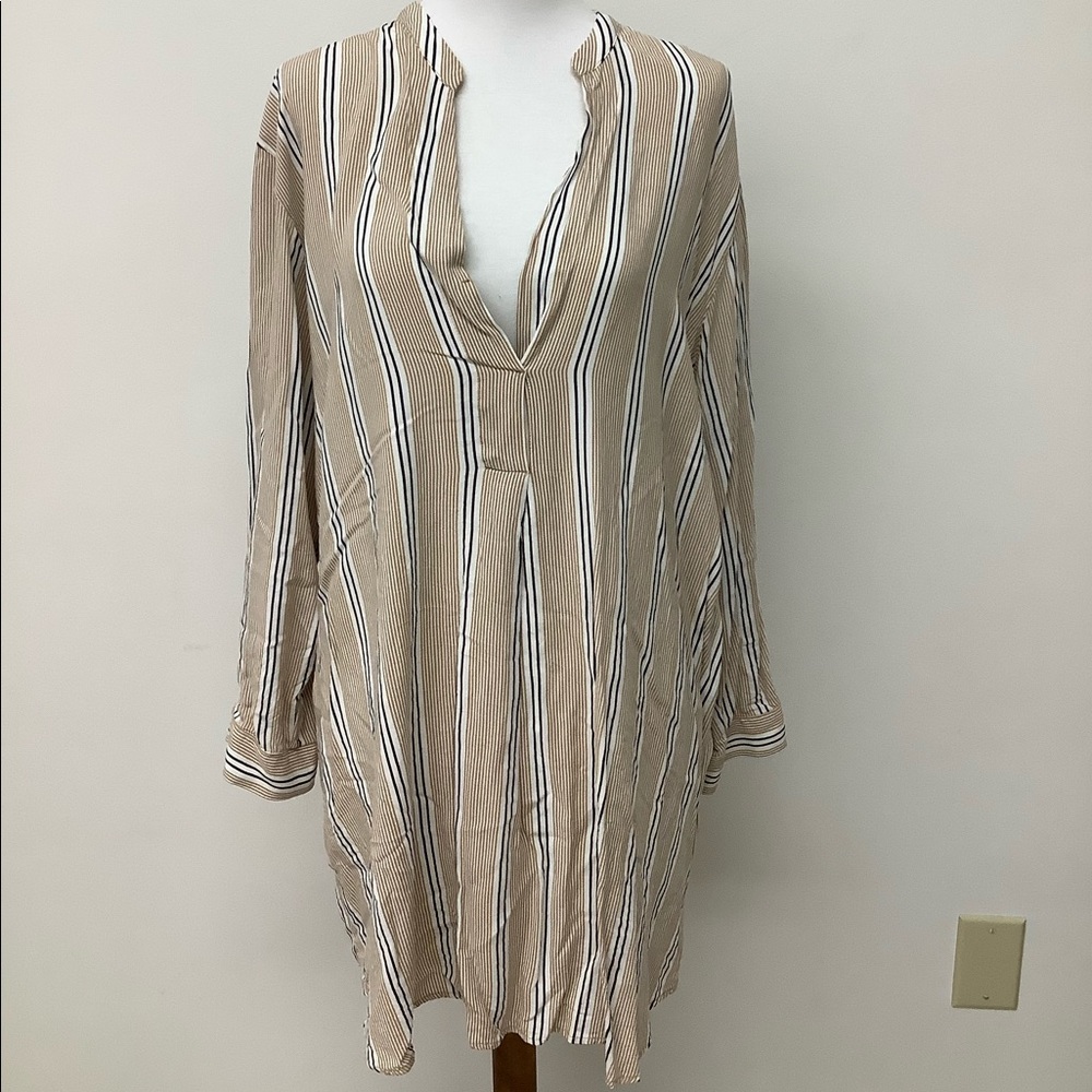 H&M striped tunic dress